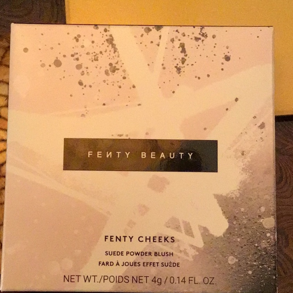 New in Box Fenty Beauty Suede Powder Blush - Soft Pink and Cream